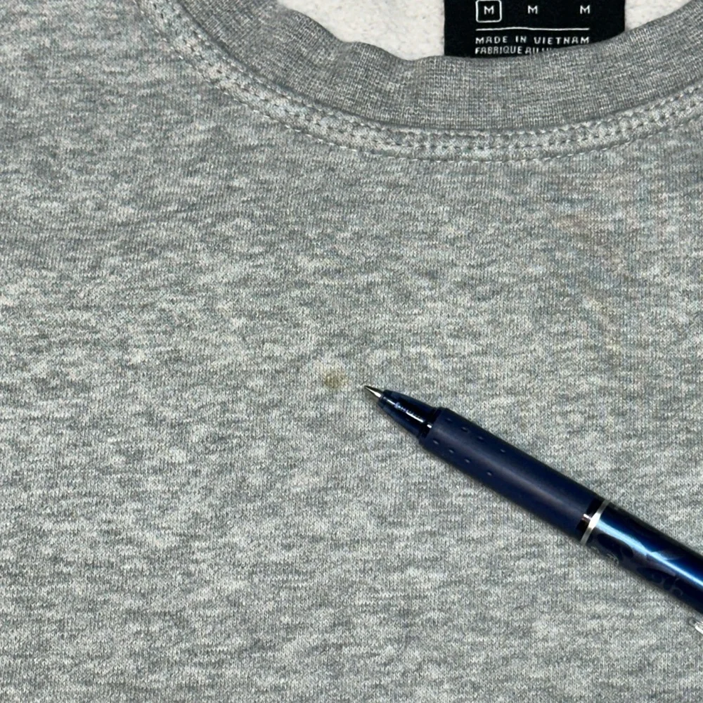 Nike Gray Crewneck Sweatshirt Mini Swoosh Mens - Medium - GUC